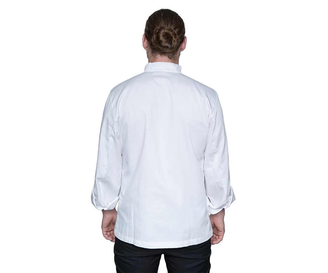 White Basic Chef Jacket – ECO 04