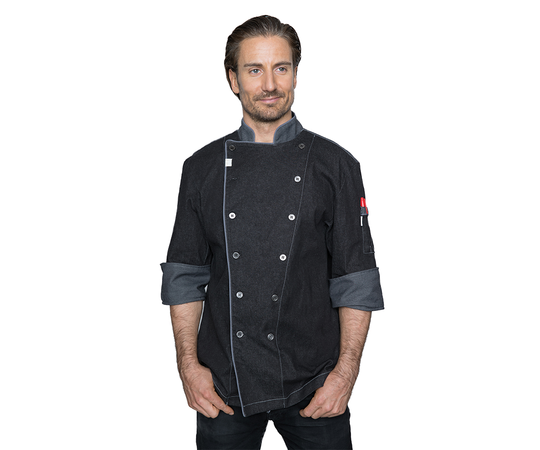 Denim Clarke Chef Jacket – MVJ05A
