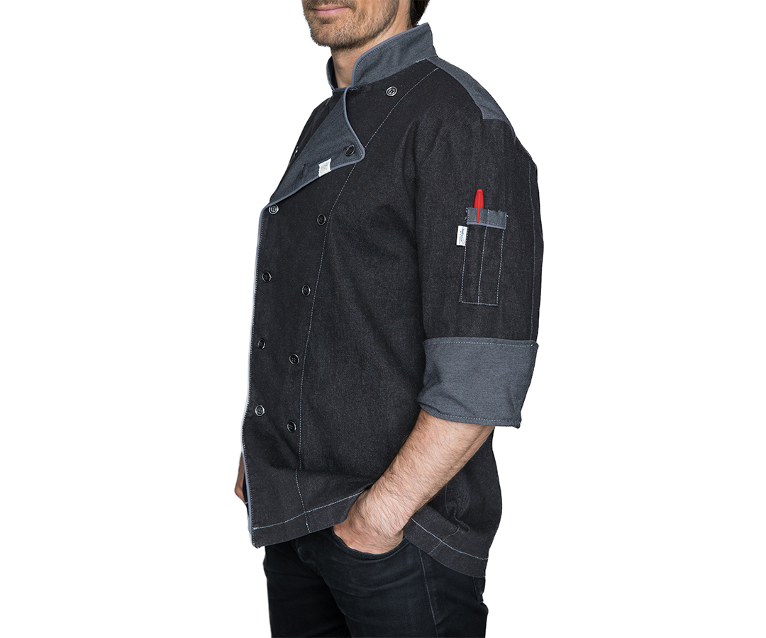 Denim Clarke Chef Jacket – MVJ05A